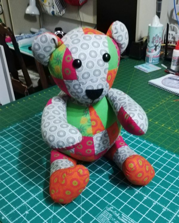 Oats Troosbeer / Oats Memory bear pdf patern / patroon Afr & Eng.