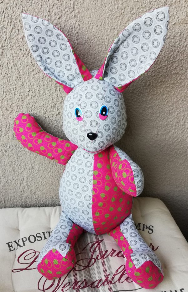 Strawberry Hasie / Bunny pdf patroon / Pattern Afr & Eng Video: @stikendinge