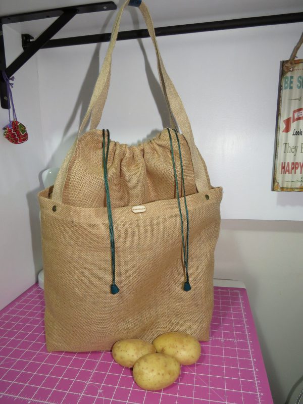 Drawstring tote bag pdf pattern.