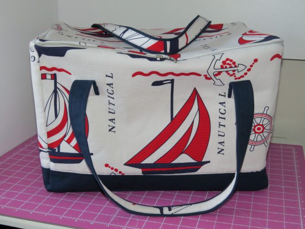 Juffrou sak / Teacher's bag pdf patroon XL met foto en video aanwysings. Afr & Eng