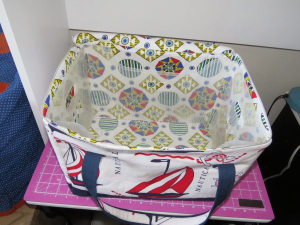 Juffrou sak / Teacher's bag pdf patroon XL met foto en video aanwysings. Afr & Eng - Image 2