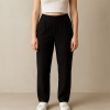 P05S Lollie - Broek met band voor en rek agter pdf patroon Standaard S-4XL (A4, A3, A0) Afr & Eng. Geweefde stowwe