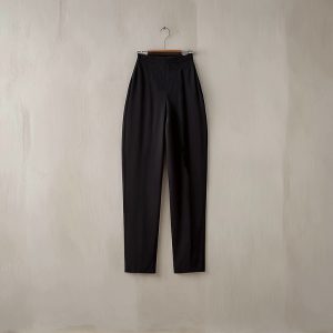 P05S Lollie - Broek met band voor en rek agter pdf patroon Standaard S-4XL (A4, A3, A0) Afr & Eng. Geweefde stowwe