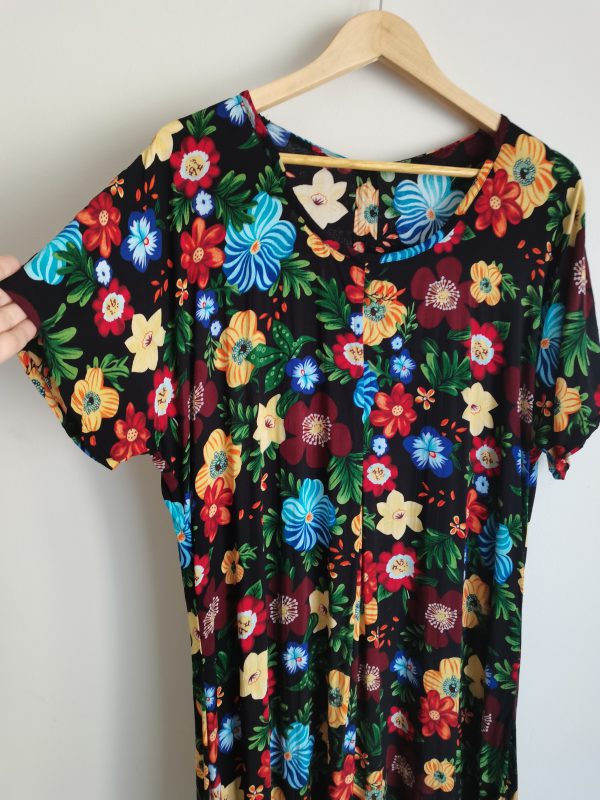 P07S Kortmou Kaftan Rok pdf patroon Standaard S-5XL (A4,  A3, A0). Geweefde stowwe Afr & Eng - Image 2