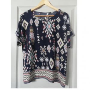 P13S Maklike top pdf patroon Standaard XS - 4XL A4.Geweefde stowwe.