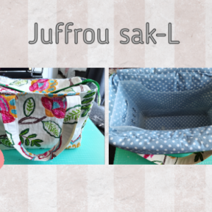 Juffrou sak / Teachers bag - Large pdf patroon met foto aanwysings. Afr & Eng