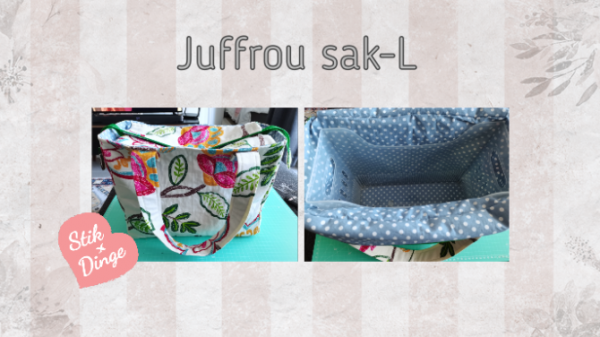 Juffrou sak / Teachers bag - Large pdf patroon met foto aanwysings. Afr & Eng