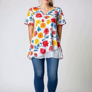 P30S Tralala Top pdf patroon/pattern Standaard grootte / Standard sizes XXS-3XL (A4, A3, A0) Eng. & Afr. Geweefde stowwe.