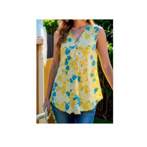 P39S Sunshine Top  pdf patroon / Pattern  XS - 3XL (A4, A3, A0) Eng. & Afr.  Geweefde stowwe.