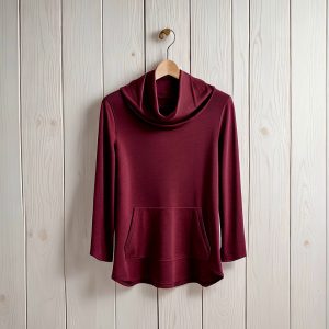 P60S Rolnek Top / Cowlneck Top - pdf patroon / pattern S-4XL (A0, A3, A4) Afr & Eng.
