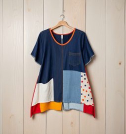 Sew & Mix - Top 1 Recycle project pdf pattern sizes S-5XL Afr & Eng Formats: A4,A3,A0