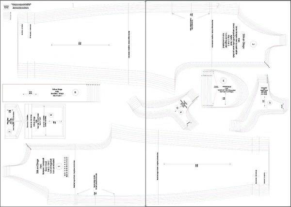 P38S Tika Dames Langbroek Romper met versteekte synaat sakke pdf patroon , Sizes 10-24, Formate A0,A3,A4, Aanwysings Eng & Afr. - Image 2