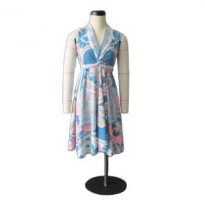 P37S Geen Stik Strand Rok - No Sew Beach Dress pdf pattern & video instructions