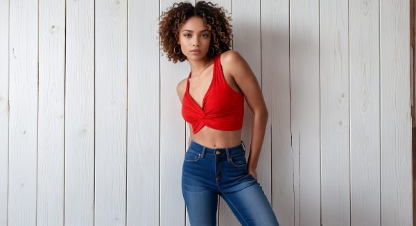 P99S Gedraaide Kort Top- Twisted Crop Top pdf Sewing pattern Sizes XXS-XL, Formats A0,A3,A4