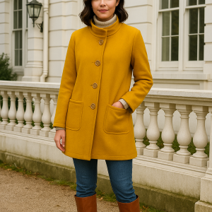 J004 Miems Gemaklike Jas pdf patroon, ongevoering, Eng. & Afr. A0,A3,A4,Letter, Sizes S-3XL