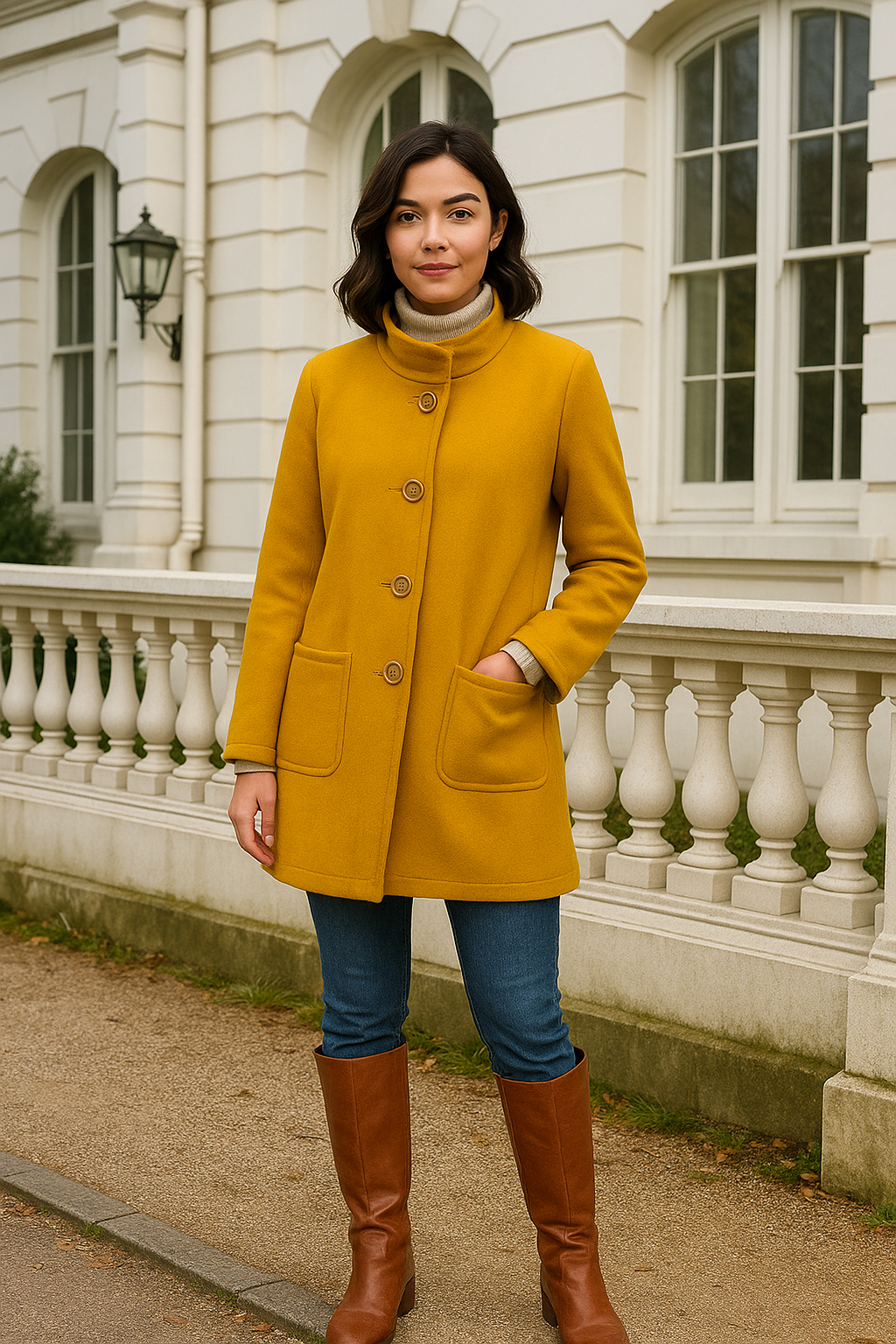 J004 Miems Gemaklike Jas pdf patroon, ongevoering, Eng. & Afr. A0,A3,A4,Letter, Sizes S-3XL