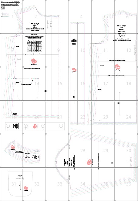 J004 Miems Gemaklike Jas pdf patroon, ongevoering, Eng. & Afr. A0,A3,A4,Letter, Sizes S-3XL - Image 4