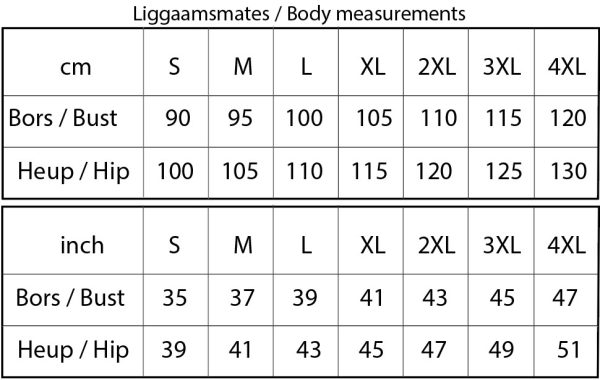 J001 Kimono pdf patroon Groottes S-4XL Afr & Eng Formate A0,A3,A4,Letter size - Image 6