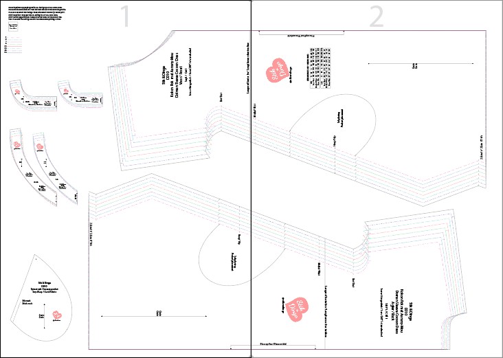 D010 Kokon Rok met Aansny Mou pdf patroon, S-5XL, A0,A3,A4,Letter, Afr & Eng Aanwysings - Image 5