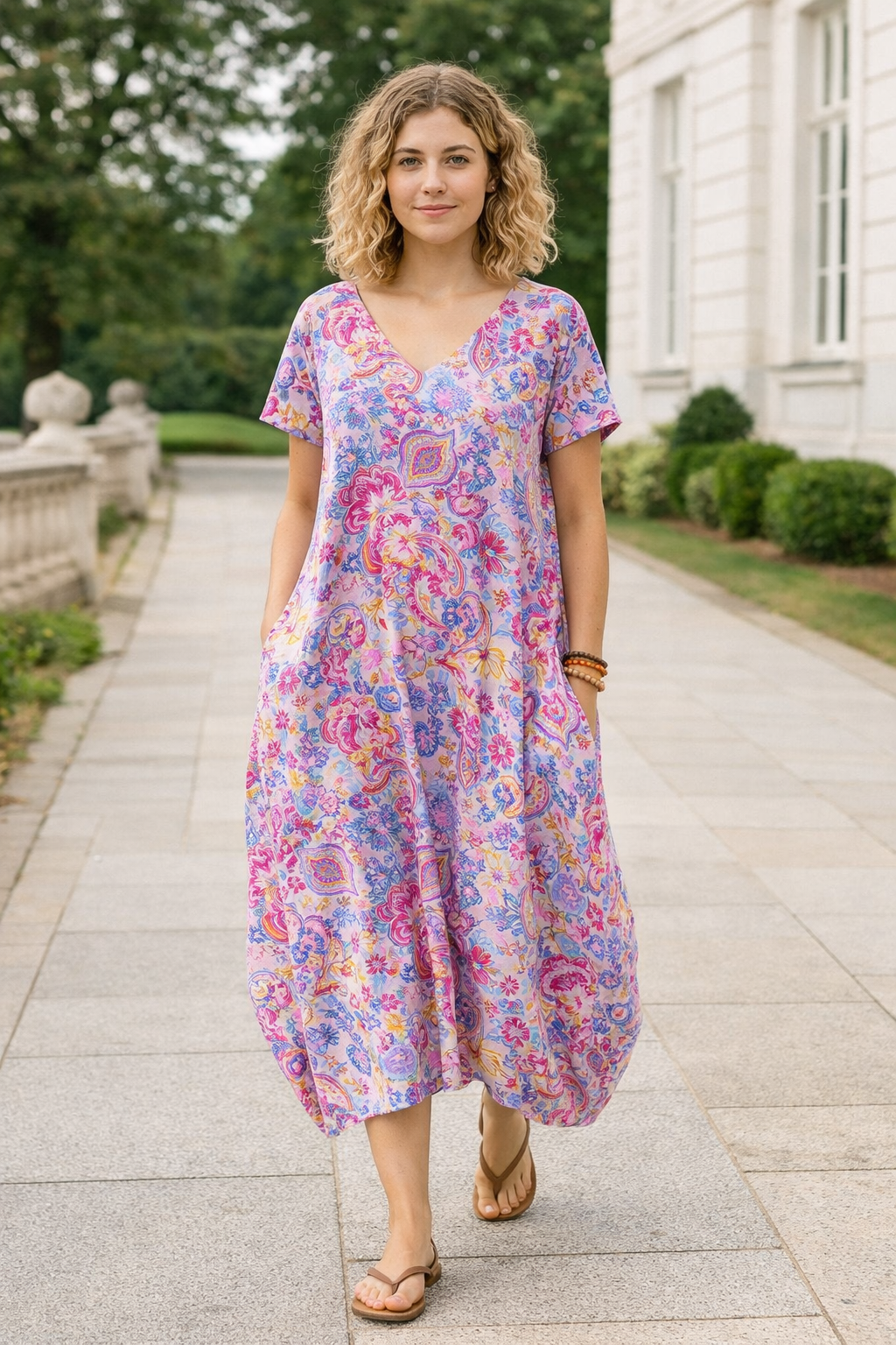 D010 Dolman sleeve Cocoon Dress pdf Sewing Pattern, (S-5XL) (A0,A3,A4,Letter) English & Afrikaans