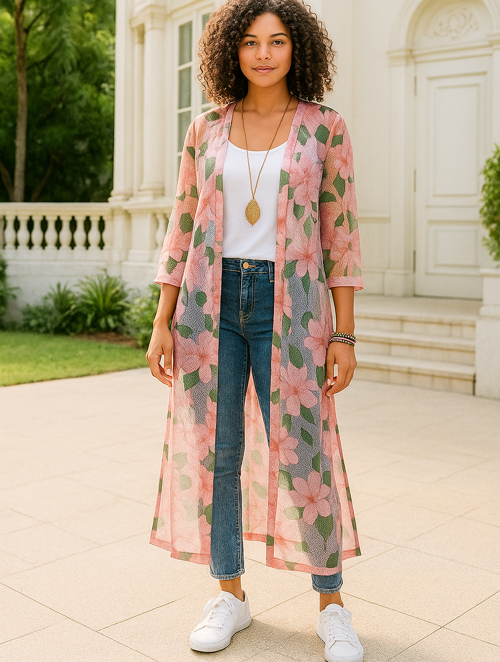 J006 Summer Coat pdf sewing pattern, S-5XL, A0,A3,A4,Letter English & Afrikaans, Knit fabric