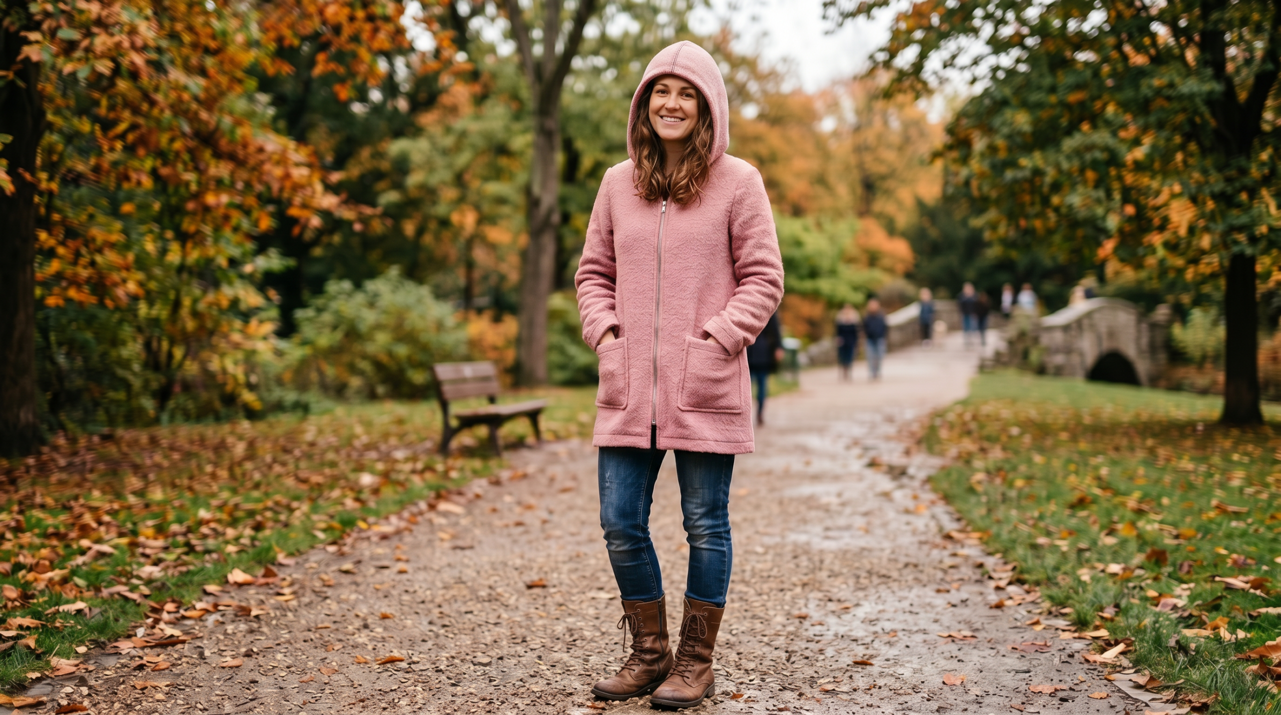 J009 Zip Hooded Coat Pdf Sewing Pattern, (S-4XL) (A0,A3,A4,Letter) English and Afrikaans