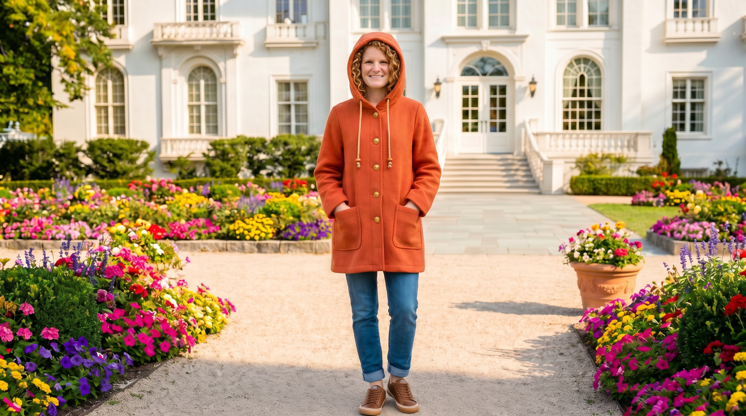 J002 Hooded Blanket Coat Pdf Sewing Pattern, S-4XL, (A0,A3,A4,Letter)