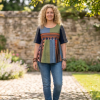 SM002 Recycled Fabric Boho Top Digital Sewing Pattern (PDF), S-5XL, (A0,A3,A4,Letter) English and Afrikaans, Beginner friendly