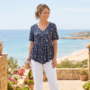 T027 V-Peplum Top Pdf Sewing Pattern, S-5XL, (A0,A3,A4,Letter) English & Afrikaans
